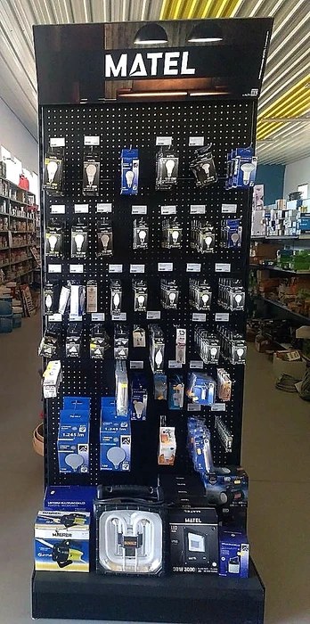 Expositor de iluminación LED Matel