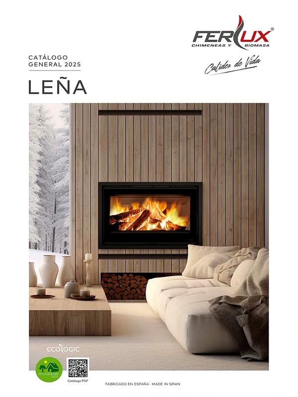 Portada catálogo Ferlux Leña